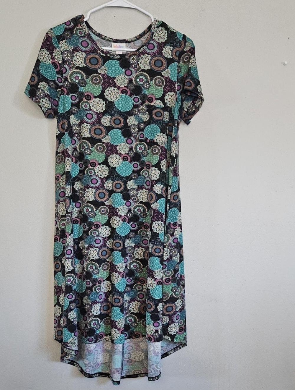 Small Blue And Purple LuLaRoe Dress
